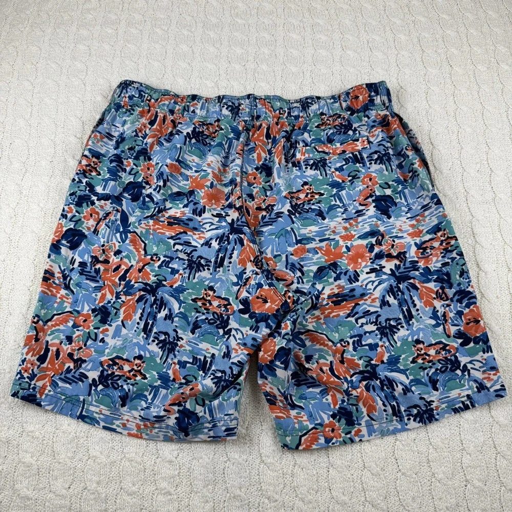 Coolibar Swim Trunks Board Shorts Men's XL Multicolor Animal Print Floral UPF50+